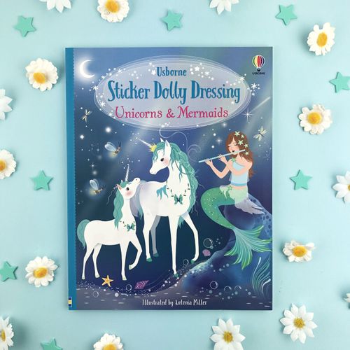 Sticker Dolly Dressing Unicorns & Mermaids
